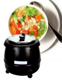 Eurodib Elect Black 10l Soup Kettle (SB6000) - iFoodservice Online