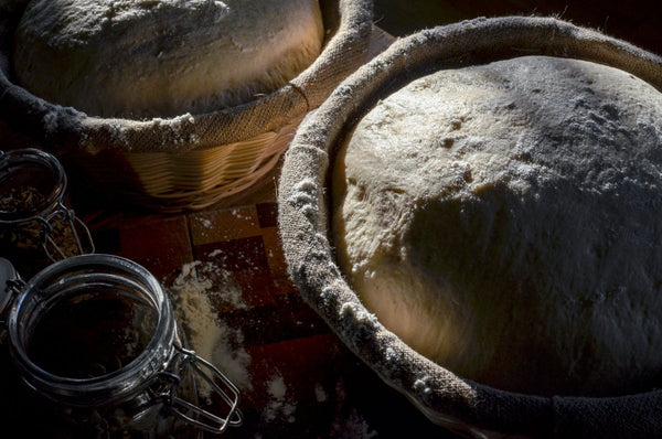 Matfer Bourgeat Banneton Linen Lined Basket 9 1/2" (118511) - iFoodservice Online