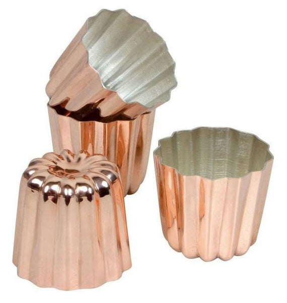 Matfer Bourgeat Cannele Copper Tin Lined Mold 1 3/4" (340416) - iFoodservice Online