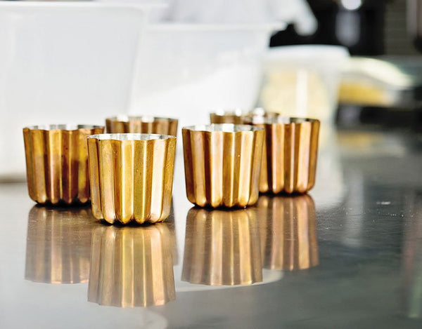 Matfer Bourgeat Charlotte Molds Stainless Steel 2 3/4" (341421) - iFoodservice Online