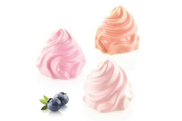 SILIKOMART CURVE CHANTILLY 120 - SILICONE MOULD N. 6 CHANTILLY 120 ø73 H 65 MM (pack of 10) - iFoodservice Online