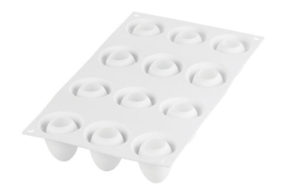 SILIKOMART CURVE EGG 30 - SILICONE MOULD N.12 EGG30 ø34 H 47 MM (pack of 10) CURVE EGG30 - iFoodservice Online