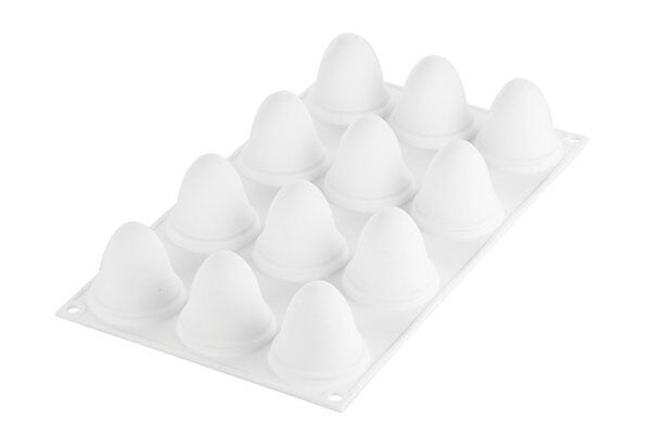 SILIKOMART CURVE EGG 30 - SILICONE MOULD N.12 EGG30 ø34 H 47 MM (pack of 10) CURVE EGG30 - iFoodservice Online