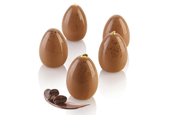 SILIKOMART CURVE EGG 30 - SILICONE MOULD N.12 EGG30 ø34 H 47 MM (pack of 10) CURVE EGG30 - iFoodservice Online