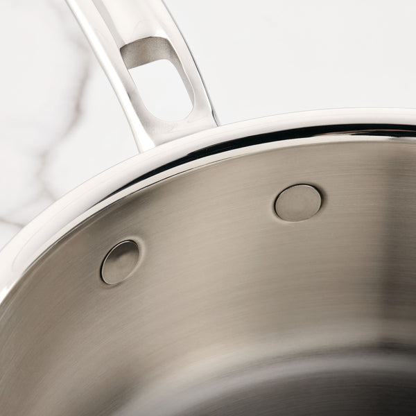 Hestan ProBond® Luxe 4-Piece Polished Clad Stainless Steel Saucepan Set, 1.5qt. & 3qt. (1370494)