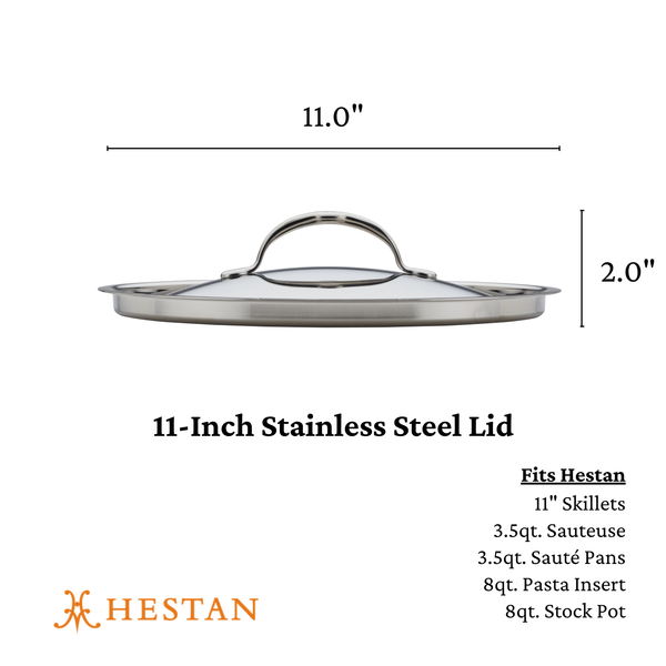 Hestan Provisions 11" Stainless Steel Lid (71029)