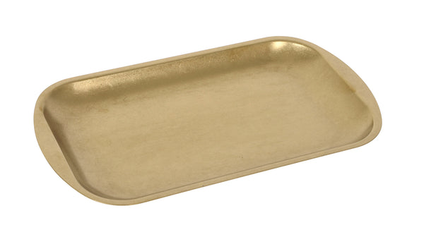 Purasangre Vintage Tray Dorada Stainless Steel Vintage 10.83x6.1x0.59 in - P1501002C