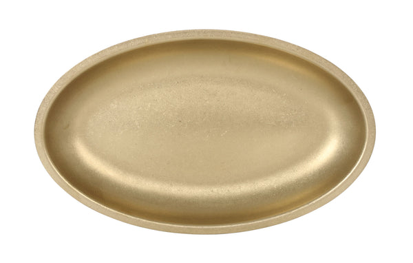 Purasangre Vintage Oval Tray Dorada Stainless Steel 11.81x7.28x0.98 in - P1501006C