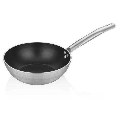 ABM Advanced Pro Round Wok Pan 26cm (A 108WK 26) - iFoodservice Online
