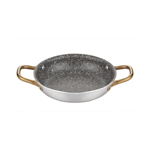 ABM Alum Granite Round Dish 18cm (A 117YS 18) - iFoodservice Online