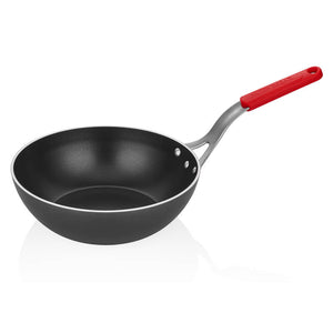 ABM Delta Round Wok Pan 24cm (A 115WK 24) - iFoodservice Online