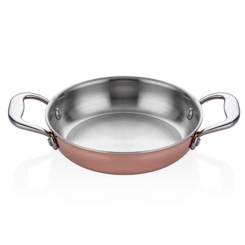ABM Elite Multi Metal Copper Round Dish 16cm(A 102YS 16) - iFoodservice Online