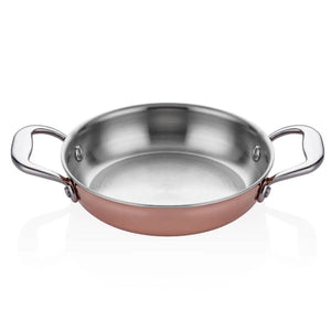 ABM Elite Multi Metal Copper Round Dish 18cm(A 102YS 18) - iFoodservice Online