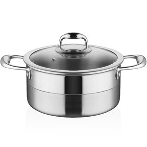 ABM Elite Multi Metal Deep Round Steel Casserole 16cm (A 105CD 16) - iFoodservice Online