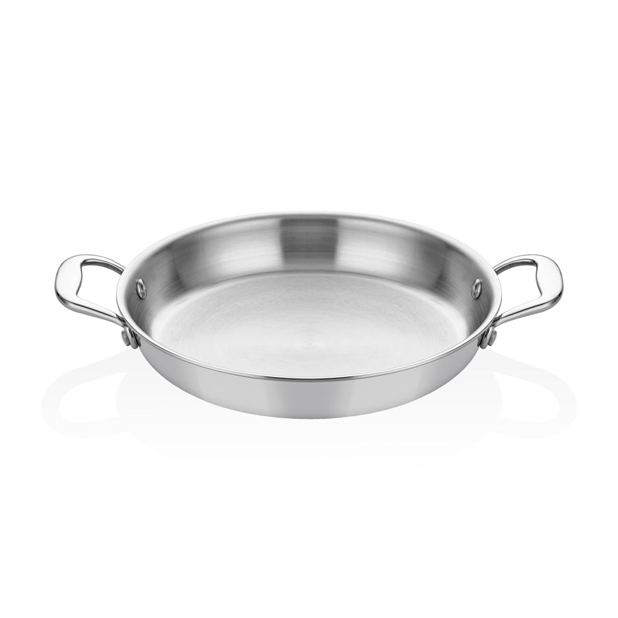 ABM Elite Multi Metal Steel Round Dish 18cm (A 105YS 18) - iFoodservice Online