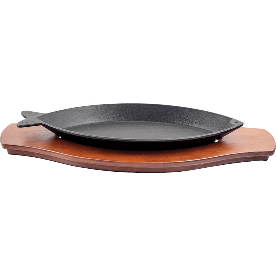 ABM Iron Cast Fish Pan Tova Medium Density Fiber (A 213 05) - iFoodservice Online
