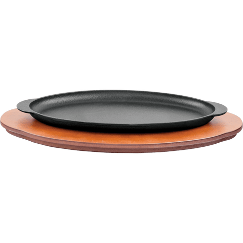 ABM Iron Cast Trout Pan Serving Tova - Medium Density Fiber (A 155 05) - iFoodservice Online