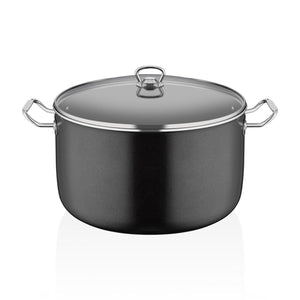 ABM Mega Granite Deep Round Casserole 40cm (A 136G 40) - iFoodservice Online