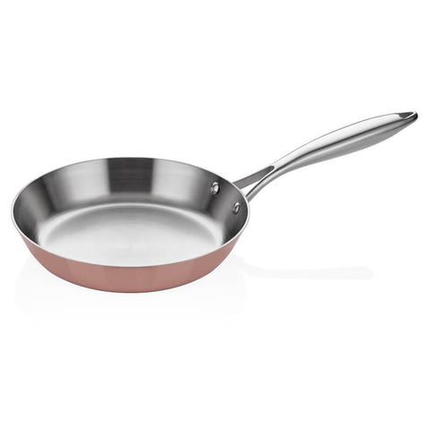 ABM Multi Metal Copper Induction Frying Pan 24cm(A 103KT 24) - iFoodservice Online