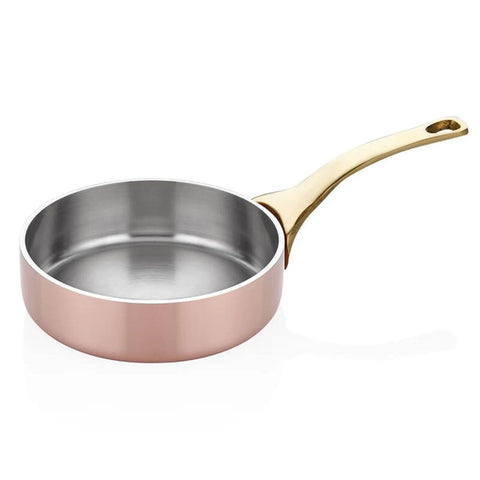ABM Multi Metal Copper Mini Round Serving Pan Ø12X4cm (A 101SO 12) - iFoodservice Online