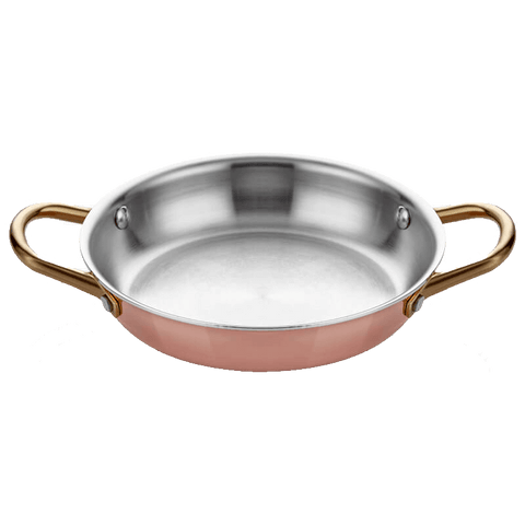 ABM Multi Metal Copper Round Dish 16cm(A 101YS 16) - iFoodservice Online
