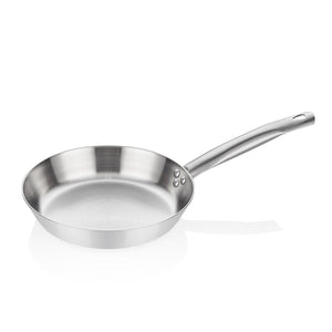 ABM Multi Metal Steel Round Frying Pan 28cm (A 104KT 28) - iFoodservice Online