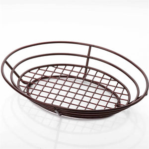 ABM Oval Bread & Fruit Basket 28x20cm (A 010 01) - iFoodservice Online