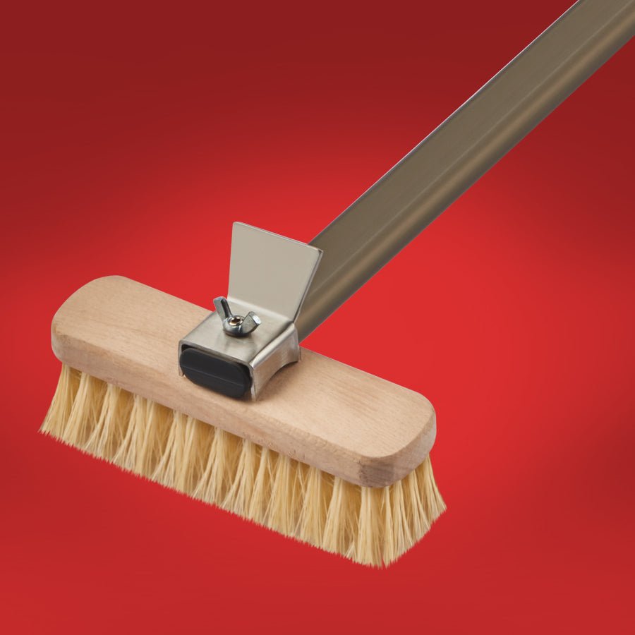ABM Oven Brush With Long Natural Bristle 16x5cm (A 320N 02) - iFoodservice Online