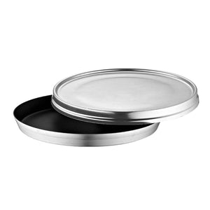 ABM Round Aluminum Pizza Pan With Lid 32cm (A 170 32) - iFoodservice Online