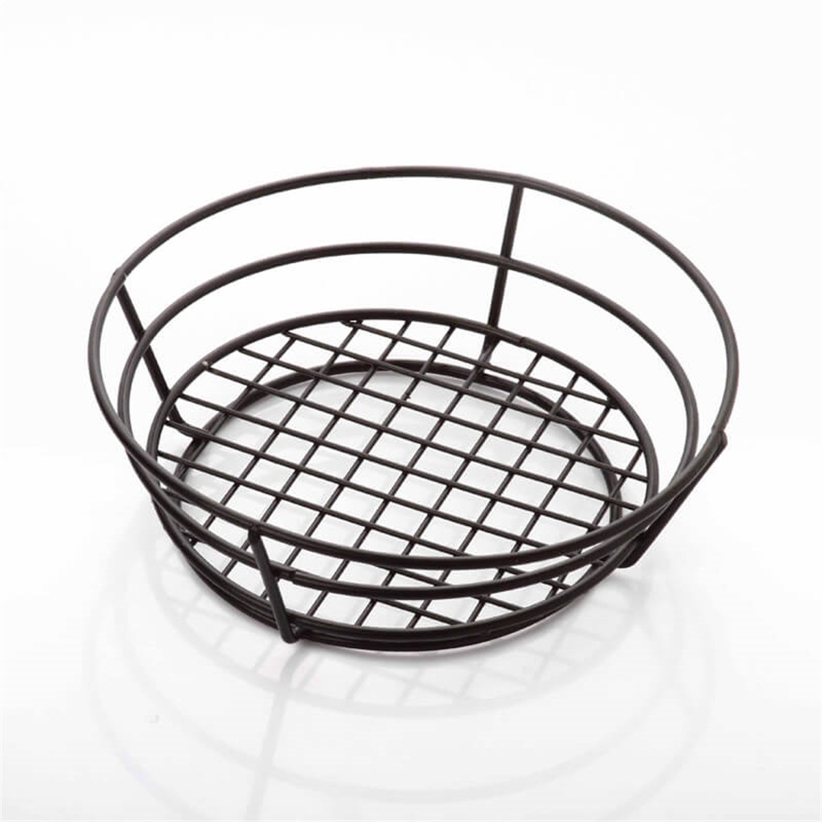 ABM Round Bread & Fruit Basket 21cm (A 011 01) - iFoodservice Online