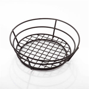 ABM Round Bread & Fruit Basket 21cm (A 011 01) - iFoodservice Online