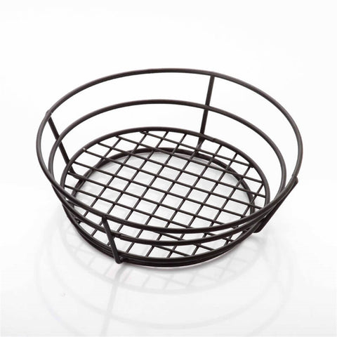 ABM Round Bread & Fruit Basket 21cm (A 011 01) - iFoodservice Online