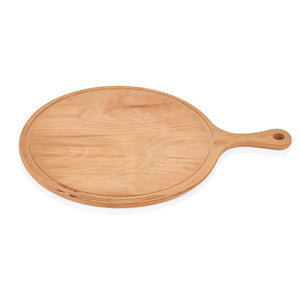 ABM Round Pizza Serving Board 26cm With handle (A 100S 26) - iFoodservice Online