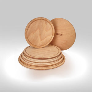 ABM Round Pizza Serving Board 55cm (A 100 55) - iFoodservice Online