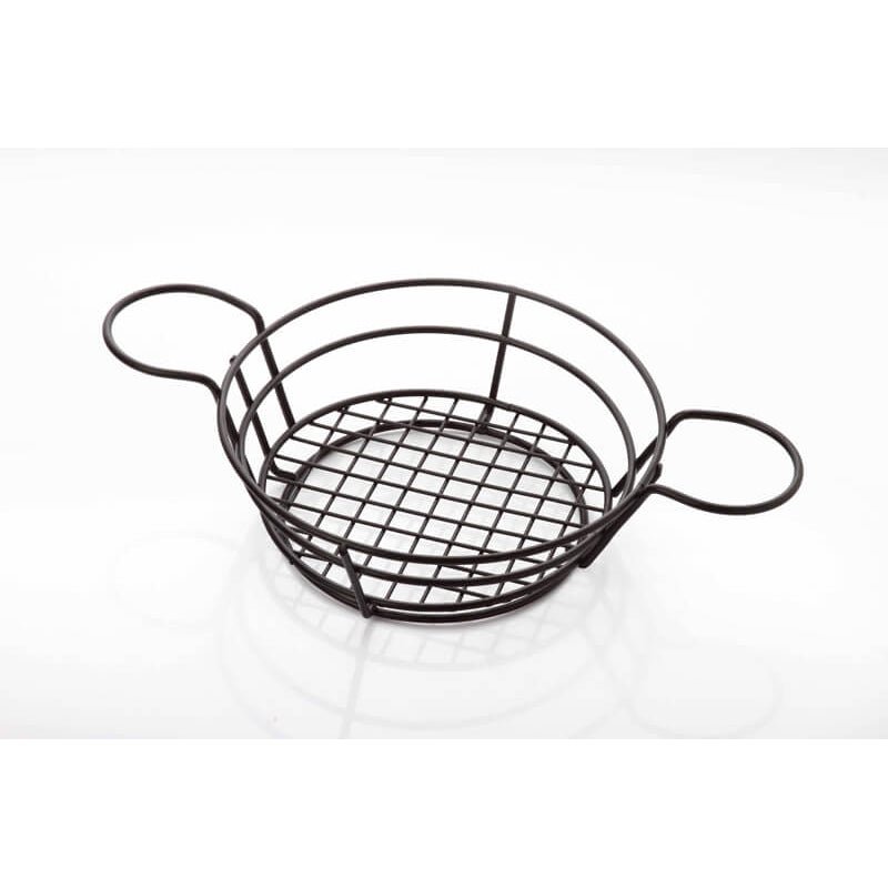 ABM Round Serving Large Basket 21x6cm (A 008 02) - iFoodservice Online