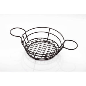 ABM Round Serving Large Basket 21x6cm (A 008 02) - iFoodservice Online