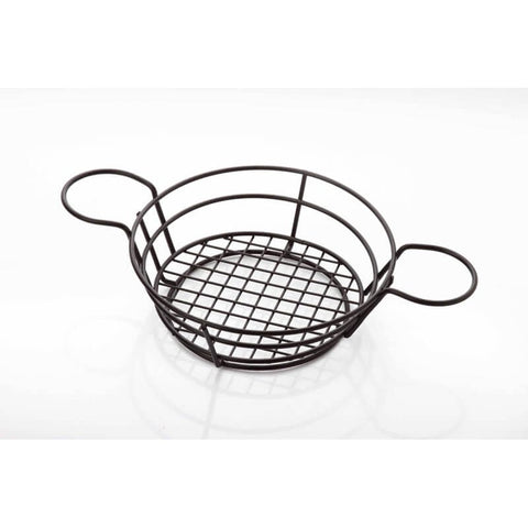 ABM Round Serving Large Basket 21x6cm (A 008 02) - iFoodservice Online