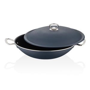 ABM Round Wok Casserole 40cm (A 142 40) - iFoodservice Online