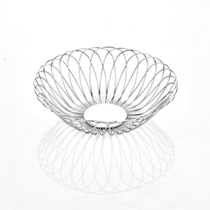 ABM Stainless Steel Round Bread & Fruit Basket 26cm (A 026 01) - iFoodservice Online