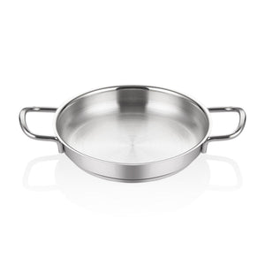 ABM Stainless Steel Round Dish 22cm (A 107YS 22) - iFoodservice Online