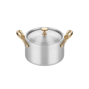 ABM White Pearl Mini Round Casserole 12cm (A 119TM 12) - iFoodservice Online