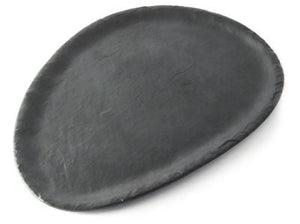Adrier Matte Black Large Oval Plate - 35 X 25 X 1.5 Cm (ESP3525 - MBK) - iFoodservice Online
