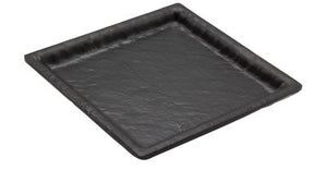 Adrier Matte Black large Square Plate - 17 X 17 X 2 Cm (SQP1717 - MBK) - iFoodservice Online