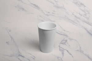 Ariane 14 1/2 Oz Slow Fast - Warm White Porcelain Soda Mug - 6/Case (AOTARN000054043) - iFoodservice Online