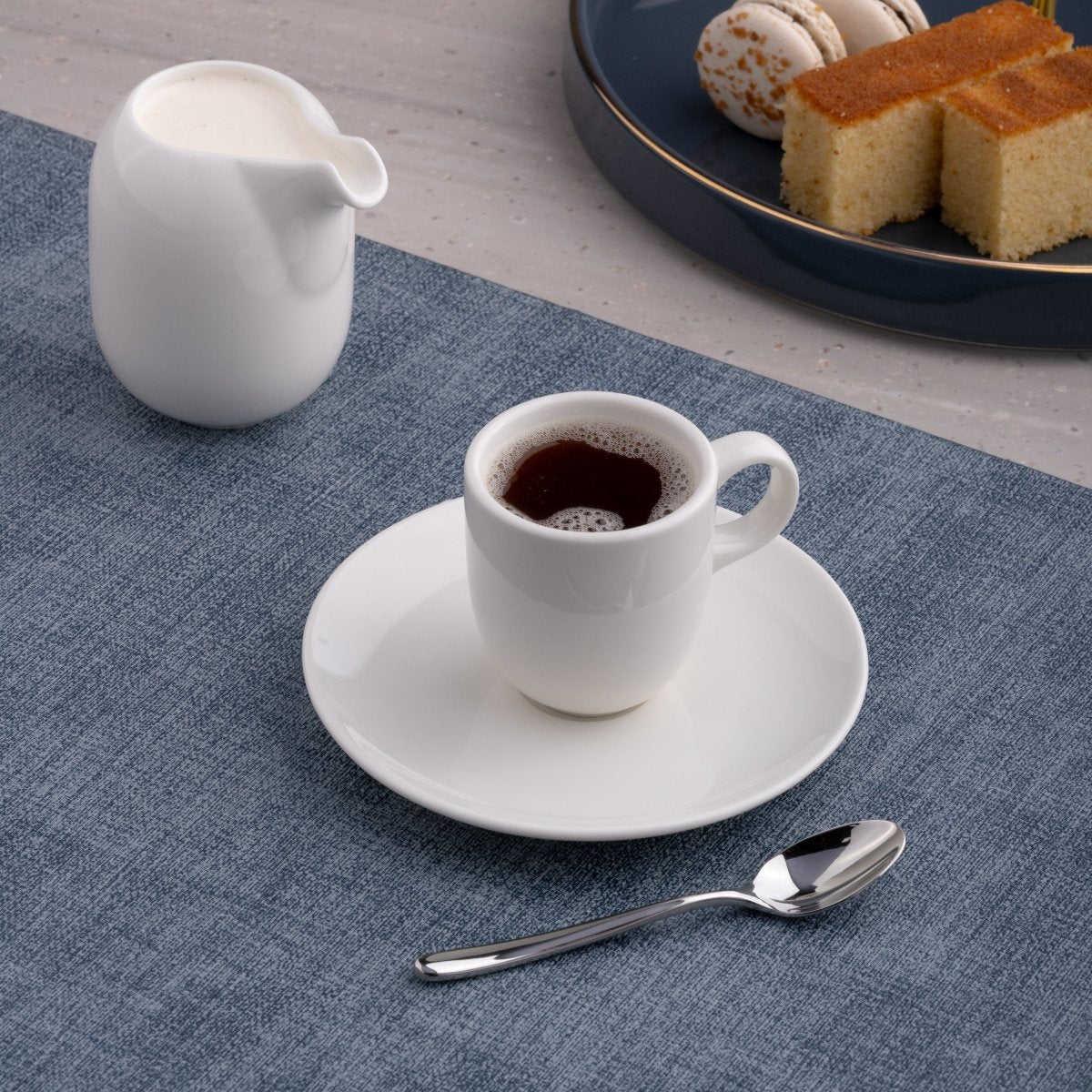 Ariane 3 Oz Vital Coupe - Warm White Porcelain Coupe Espresso Cup - 12/Case (AVCARN000044009) - iFoodservice Online