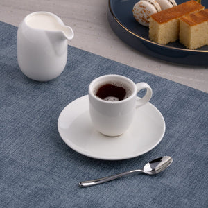 Ariane 3 Oz Vital Coupe - Warm White Porcelain Coupe Espresso Cup - 12/Case (AVCARN000044009) - iFoodservice Online