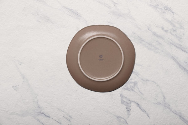 Ariane Earth 10 5/8" Mohenjodaro Porcelain Flate Plate - 6/Case (AERARNC98011027) - iFoodservice Online