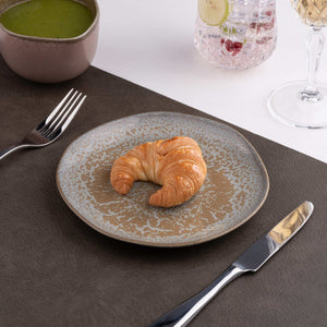 Ariane Earth 10 5/8" Mohenjodaro Porcelain Flate Plate - 6/Case (AERARNC98011027) - iFoodservice Online