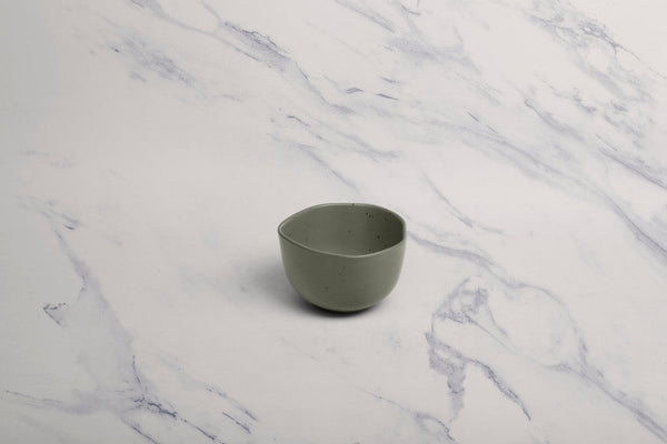Ariane Earth 3 3/4'' Earth - Mist Silver Porcelain Bowl - 12/Case (AERARN511022010) - iFoodservice Online