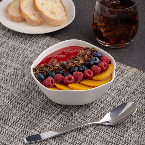 Ariane Earth 5 1/2" Earth - Linen White Porcelain Bowl - 12/Case (AERARN508022014) - iFoodservice Online